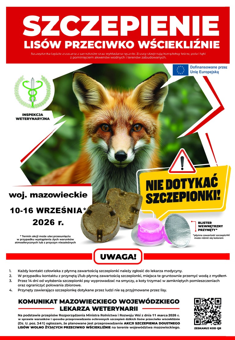 szczepienie lisow 2026